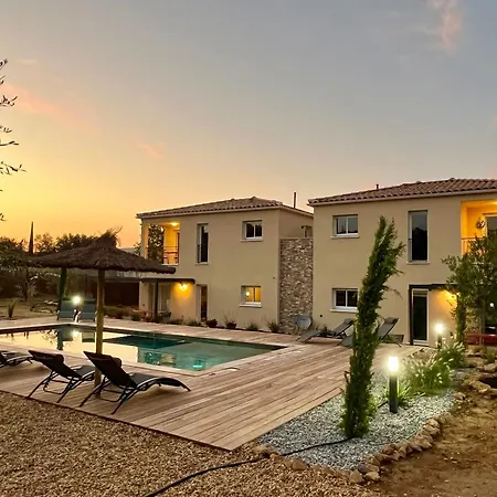 شقة Le Clos De L'oliveraie - De Charme Avec Piscine Proche D'uzes Sagriès