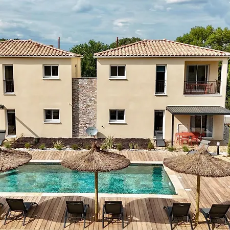 アパート Le Clos De L'oliveraie - De Charme Avec Piscine Proche D'uzes Sagriès
